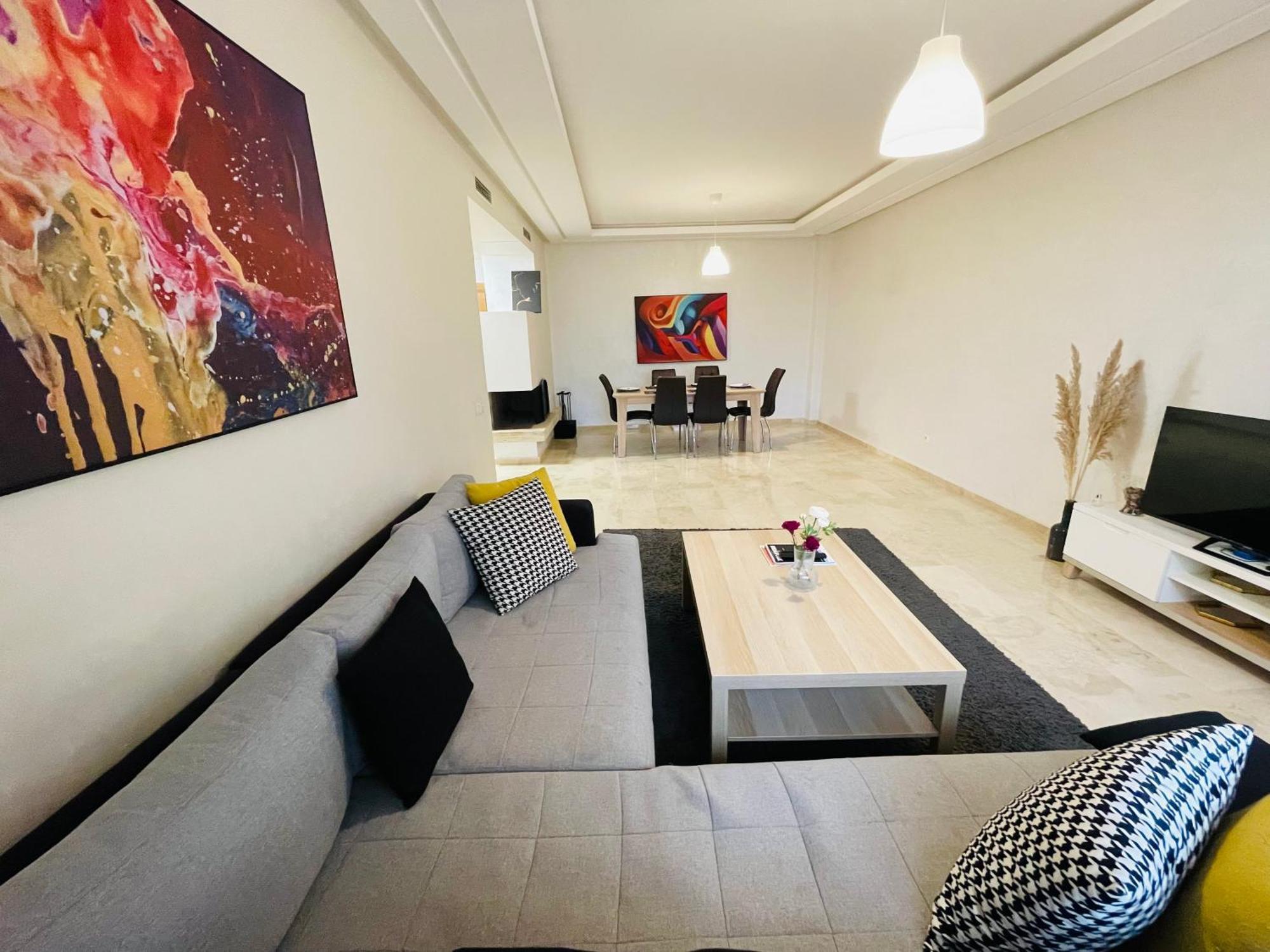 Chic & Cosy Flat Near Airport Lockbox Fast Wifi Apartment Nouaceur Ngoại thất bức ảnh